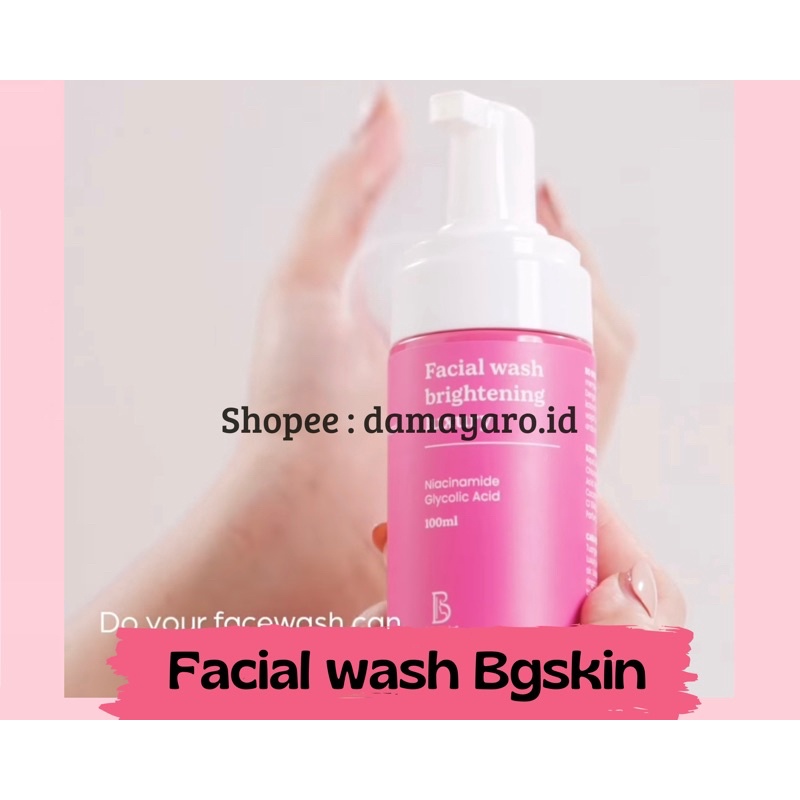 [[ FACIAL WASH]] SABUN CUCI MUKA BG SKIN FACIAL WASH BEAUTY GLOW CUCIMUKA BG SKIN SKINCARE SBUN CUCI