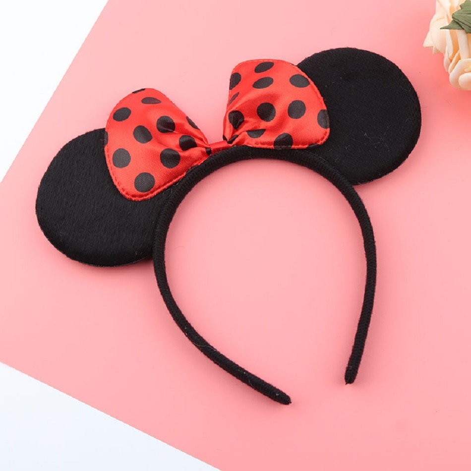 Bandana Motif Bando Korea Fashion Wanita Aksesoris Ikat kepala mickey lucu