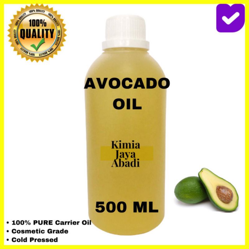 Avocado Oil 500 ML / Minyak Alpukat ASLI Cosmetic Grade TERMURAH