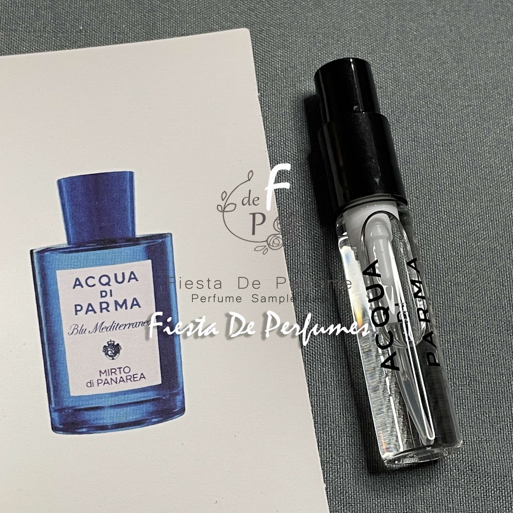 HarumTerus- Acqua di Parma Mirto di Panarea - Blue Mediterraneo -- 2ml Tester Parfum Niche mini -