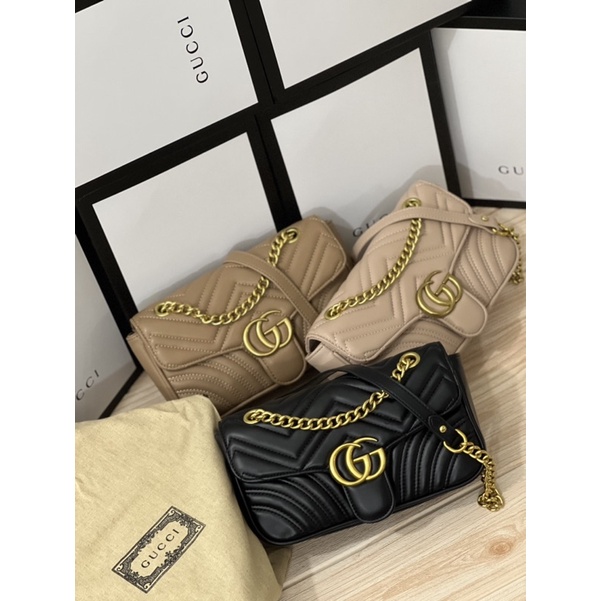 tas sling wanita GG MARMONT 26 free box magnet