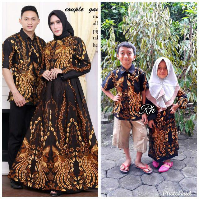 Maura Couple - Sania Ruffle Batik Couple Ori Ndoro Jowi Garansi