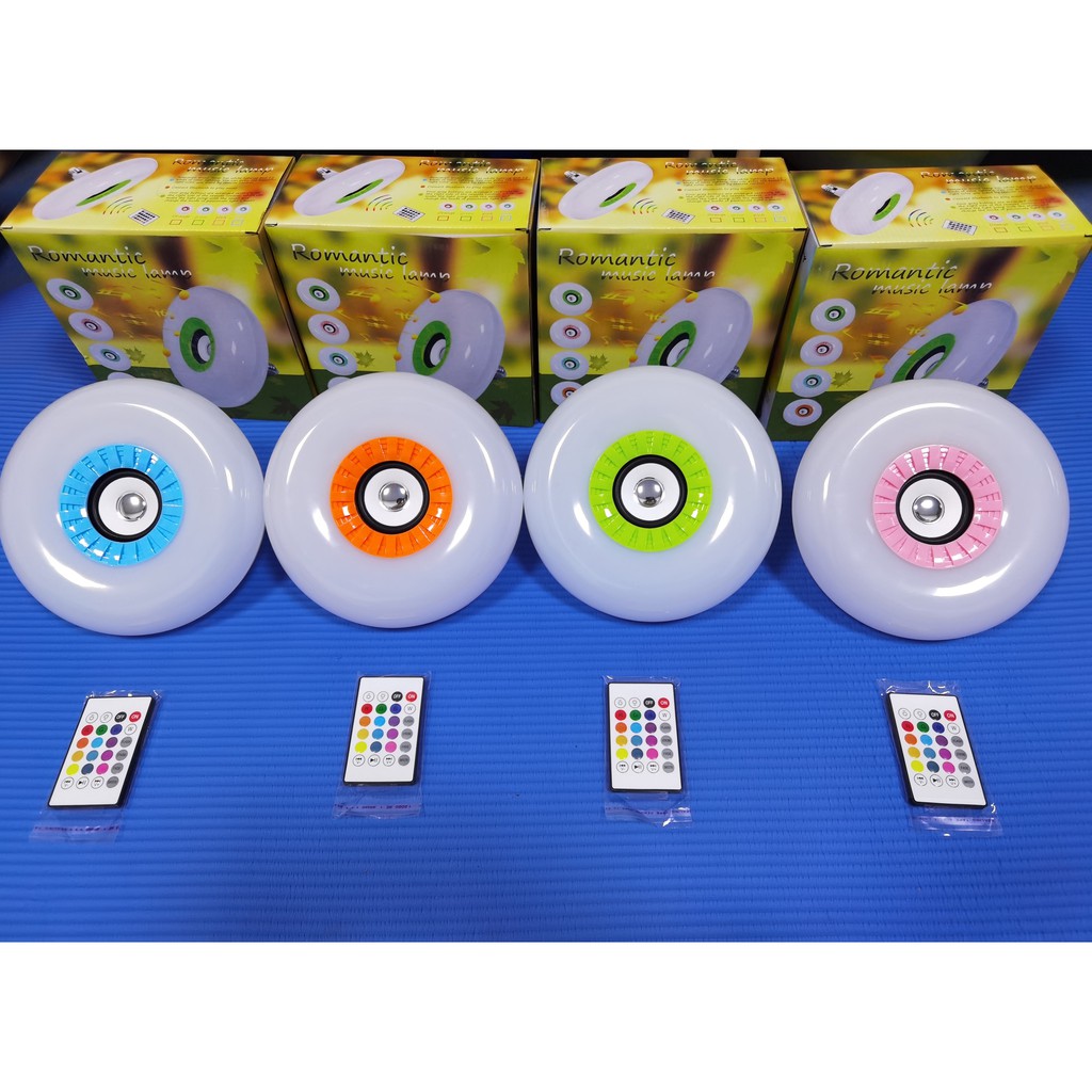 LAMPU DISCO MUSIK RGB SPEAKER Bluetooth / LAMPU REMOTE / LAMPU WARNA