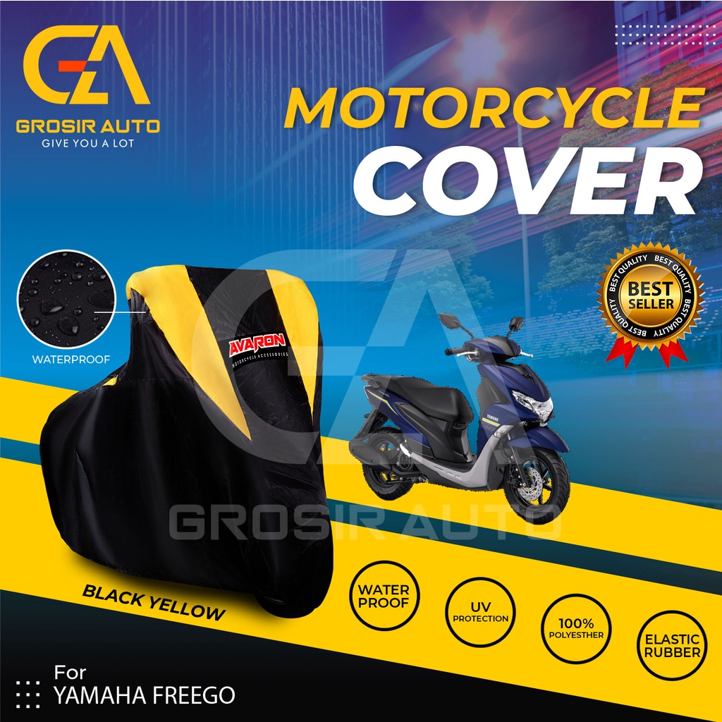 Sarung Motor AVARON FREEGO Penutup Pelindung Body Cover Motor Warna Anti Air Merk Avaron