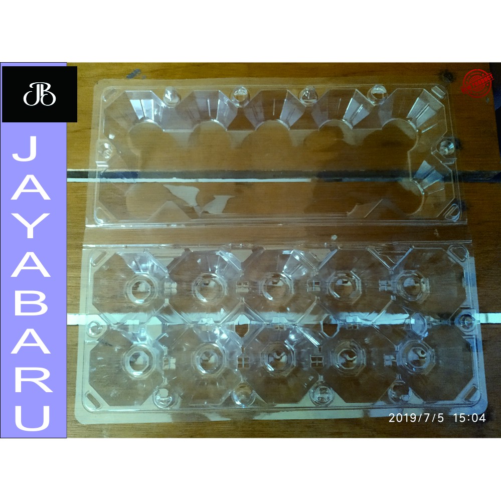 Tray Telur - Egg Tray - Mika Telur Isi 10 Dengan Pengunci