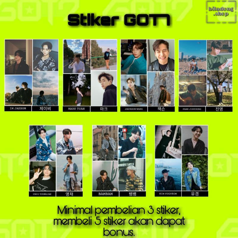 

STIKER KPOP - GOT7
