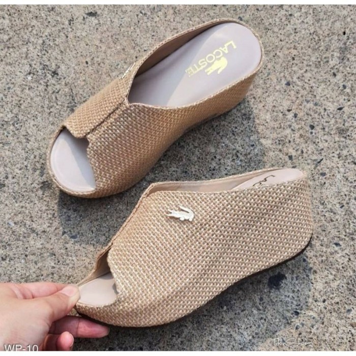 Sandal Wedges Wanita Remaja Perempuan Cewek Korea Import Kekinian Murah Terbaru 2021 FA74