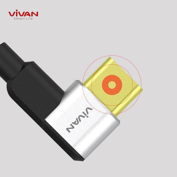 Kabel Data Vivan BWC100 USB-C 3A Android 1M Original Type C Cable Data - Garansi Resmi 1 Tahun