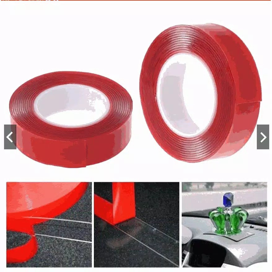 

DOUBLE TAPE PEREKAT BENING TRANSPARAN Kuat dan Tahan Air