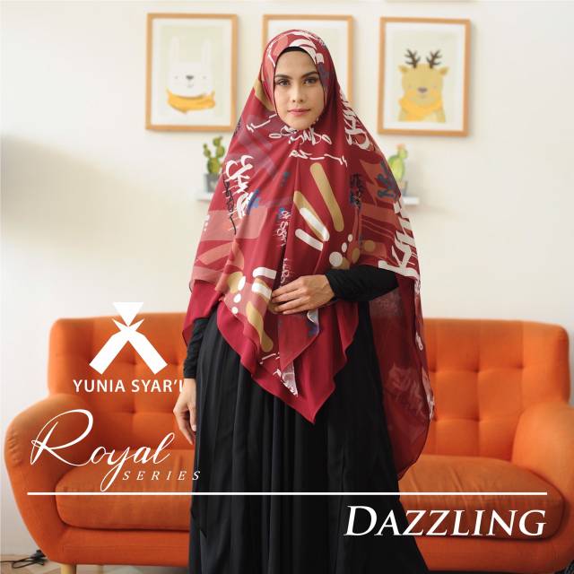 Khimar Only seri Dazzling by Yunia Syar'i