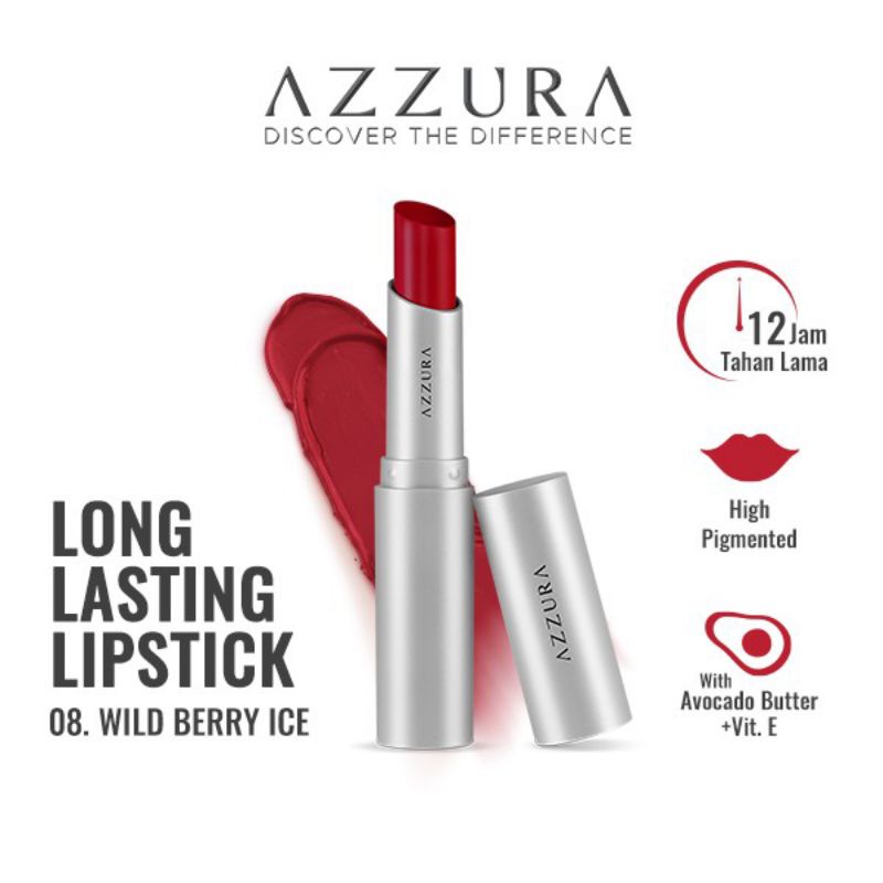 AZZURA LONGLASTING LIPSTIK 3g (ORIGINAL)