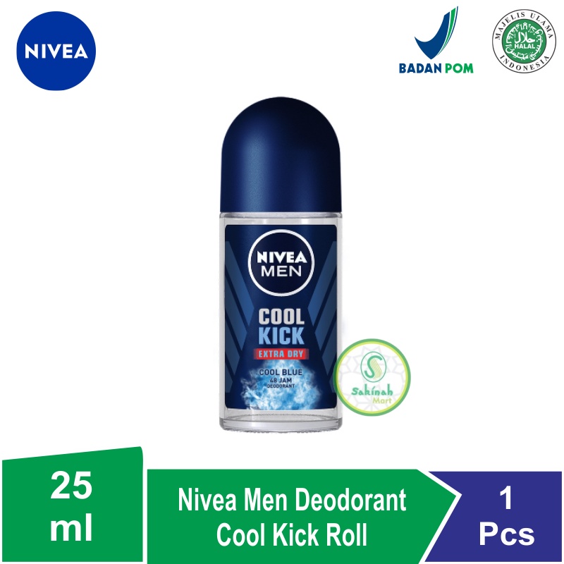 NIVEA MEN DEODORANT ROLL ON 25ML COOL KICK