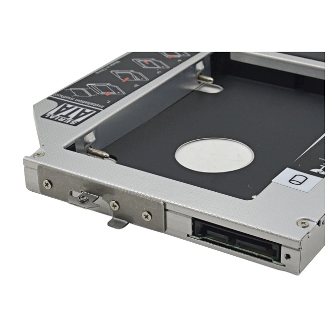 Casing Hardisk Caddy Slim 9.5mm / 12.7mm Sata DVD Slot 2.5&quot; HDD SSD