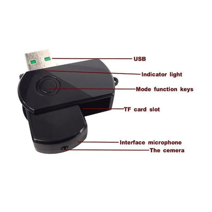 Kamera Tersembunyi Mini Kecil Tanpa Kabel HD Camera CCTV Mini SPYCAM Spy Hidden Camera MataMata Pengintip JS132