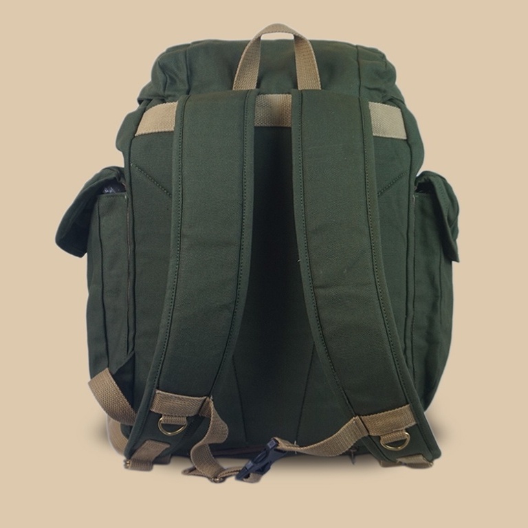 DIVINCES Backpack NGALALANA 2.0 - Tas Ransel Bushcraft Laptop Kanvas BerGARANSI Pria Wanita Kuliah Kerja Sekolah