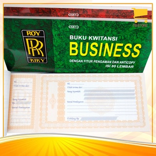 Jual Kuitansi / Kwitansi Business Kiky 80 Sheets Ukuran 29.5 x 12cm Per ...