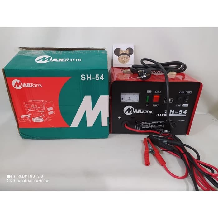 MAILTANK SH-54 Charger Cas Aki Accu 30A Untuk Aki Basah Dan Kering 220Volt