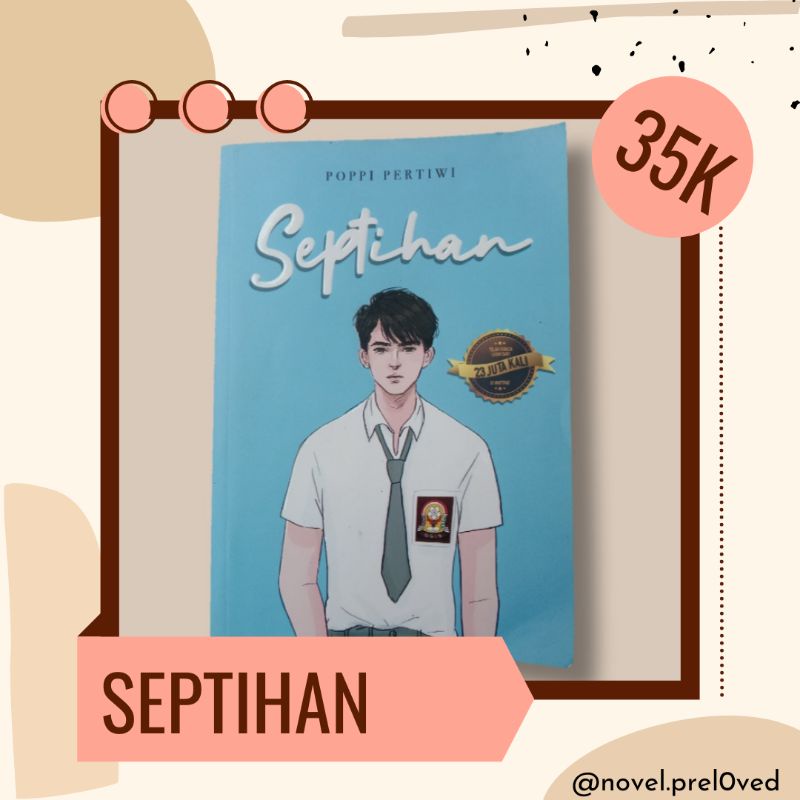 PRELOVED Novel Wattpad Original Septihan