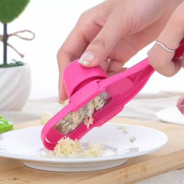 Parutan Pemotong Penghalus Bawang Putih Merah / Garlic Press Chopper