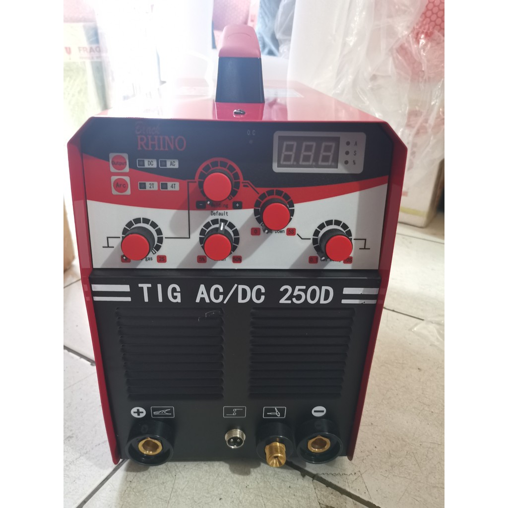 RHINO MESIN LAS ALUMUNIUM ARGON TIG AC DC 250 1 PHASE