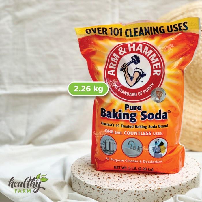 

Baking Soda Soda Kue Arm Hammer USA 2.26 kg