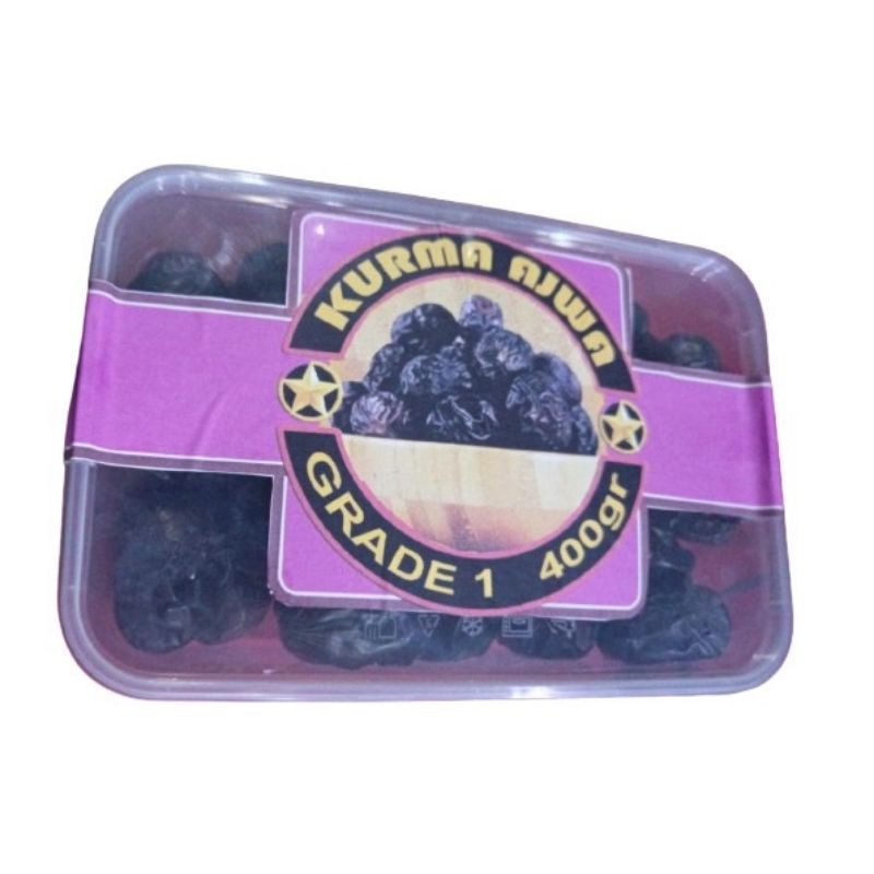 

Promo Kurma Ajwa Grade 1 400gr/Kurma Ajwa Premium/Ajwa Jumbo