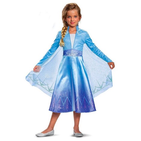 Kostum cosplay dress princess elsa anak frozen dress gaun elsa anak