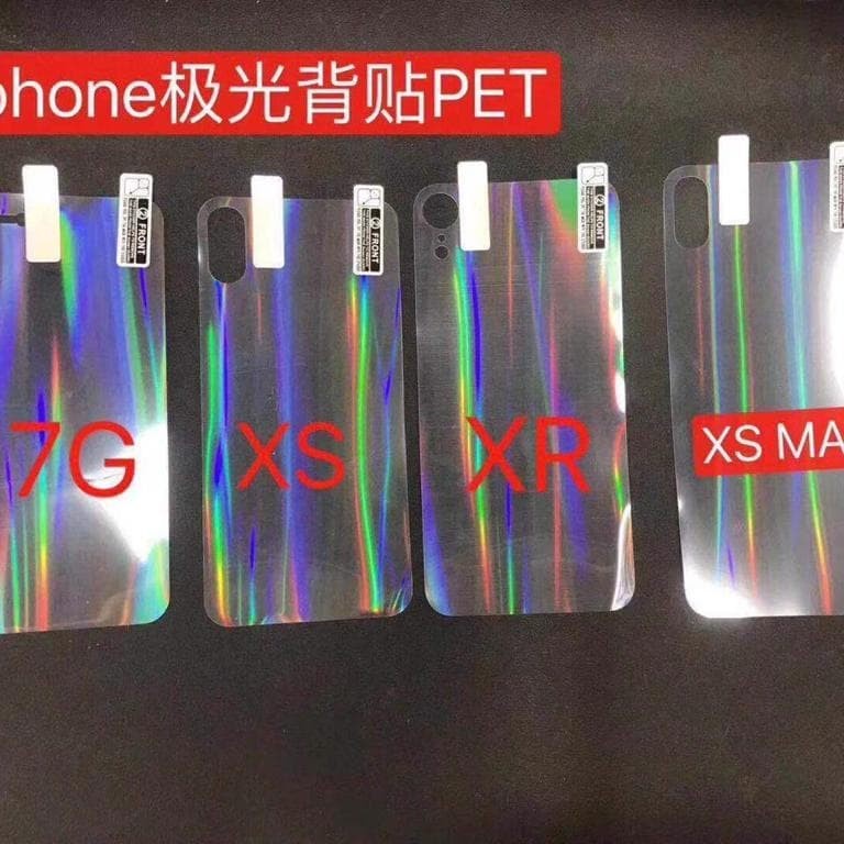 IPHONE X XS XR XS MAX 11 11 PRO 11 PRO MAX PROMAX ANTI GORES BELAKANG SKIN AURORA GARSKIN ANTI JAMUR MOTIF PELANGI PELINDUNG BELAKANG ANTI JAMURAN XSMAX