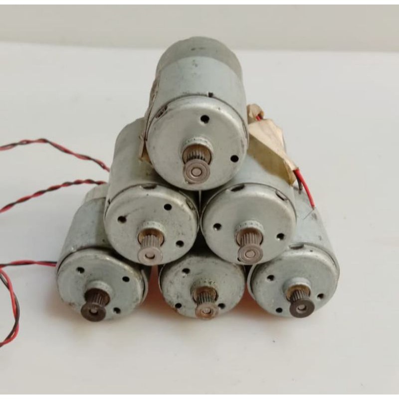 Dc motor ex printer ukuran medium (tanggung)