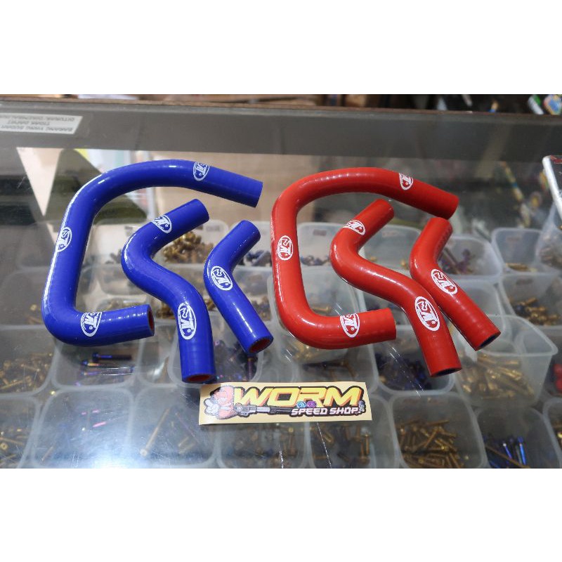 Selang Radiator Nmax Aitech Model Samco Merah &amp; Biru