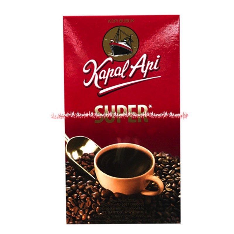 Kapal Api Super 250gr Kopi Bubuk Instan Kapalapi Powder Coffee Powder Cofee