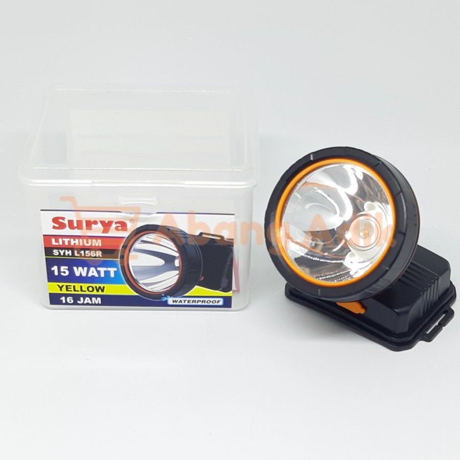 SURYA SYH 155 R - Senter Kepala LED 15 Watt - Lampu Hiking