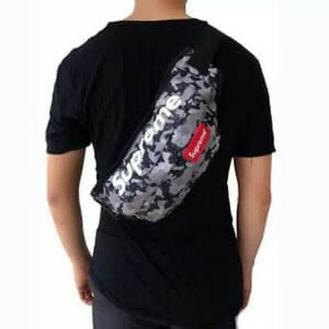 Waist Bag SUPREME/tas selempang pria import