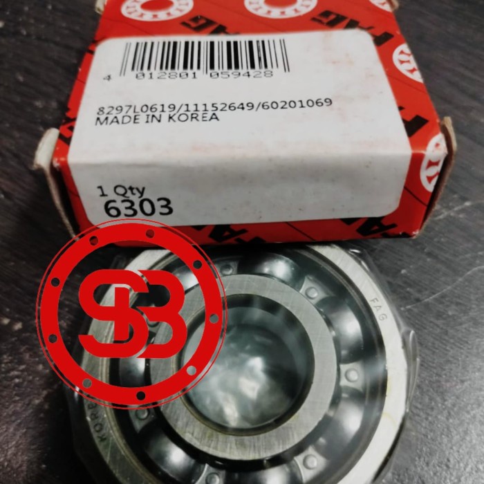 Bearing 6303 / 6303 C3 FAG ORIGINAL