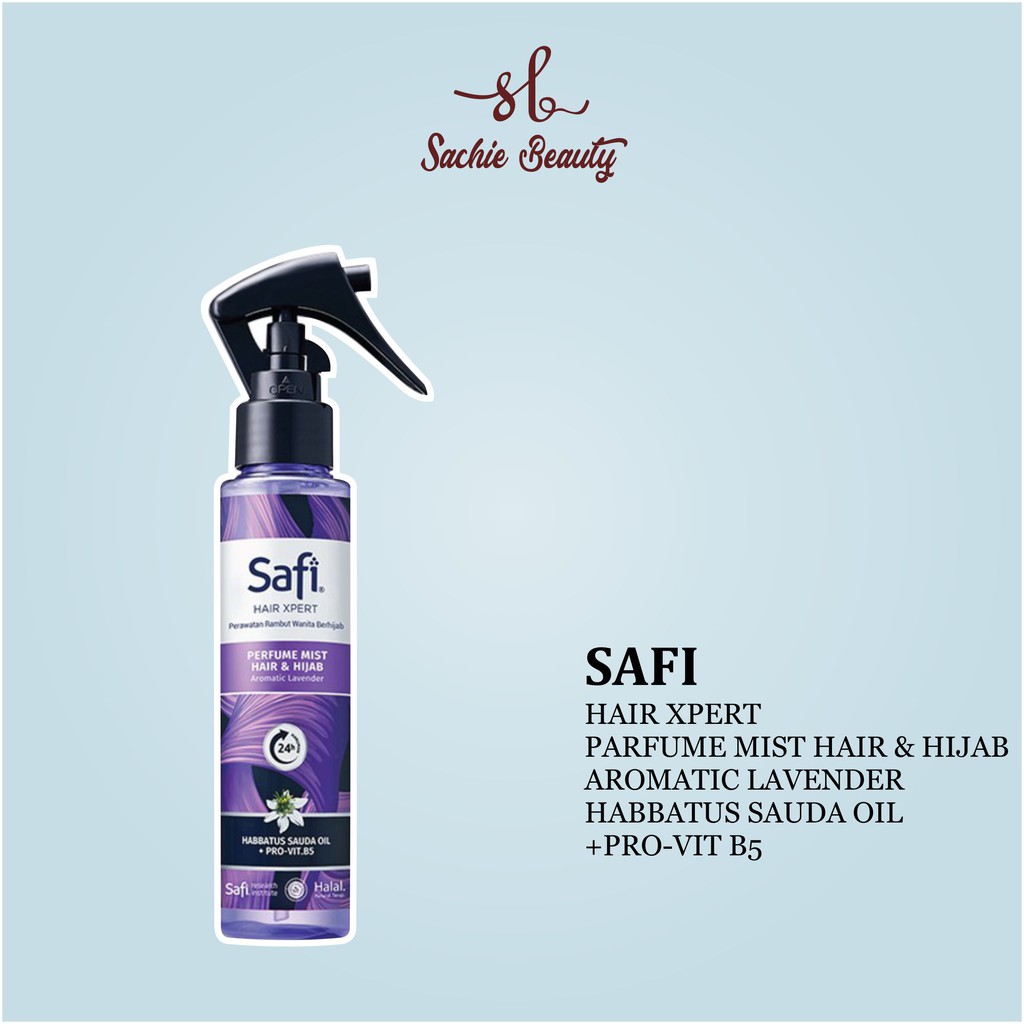 Safi Hair Xpert Perfume Mist Hair & Hijab Aromatic Lavender/ Parfume Rambut