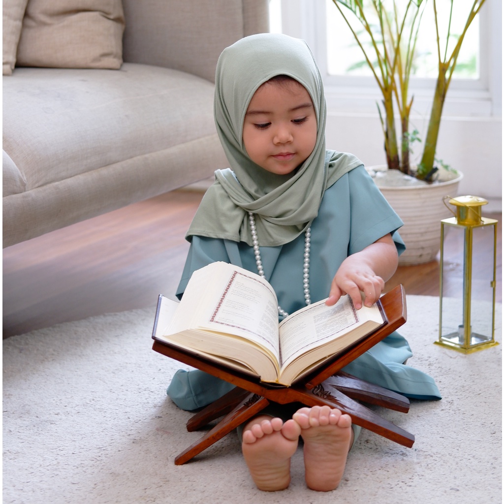 [REJECT SALE] Nice Kids - Pashmina Instan Kerudung Hijab Anak Bayi Tanpa Jarum (6 Bulan - 2 Tahun)