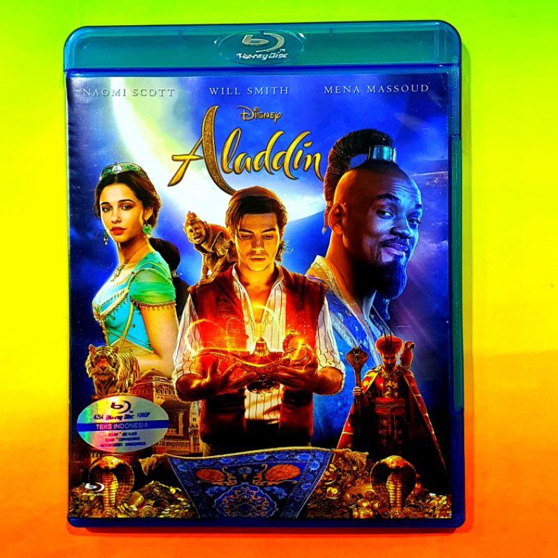 KASET BLU RAY FILM ALADDIN DISNEY TERBARU - FILM JIN LAMPU AJAIB - FILM BOX OFFICE TERLARIS TERBAIK