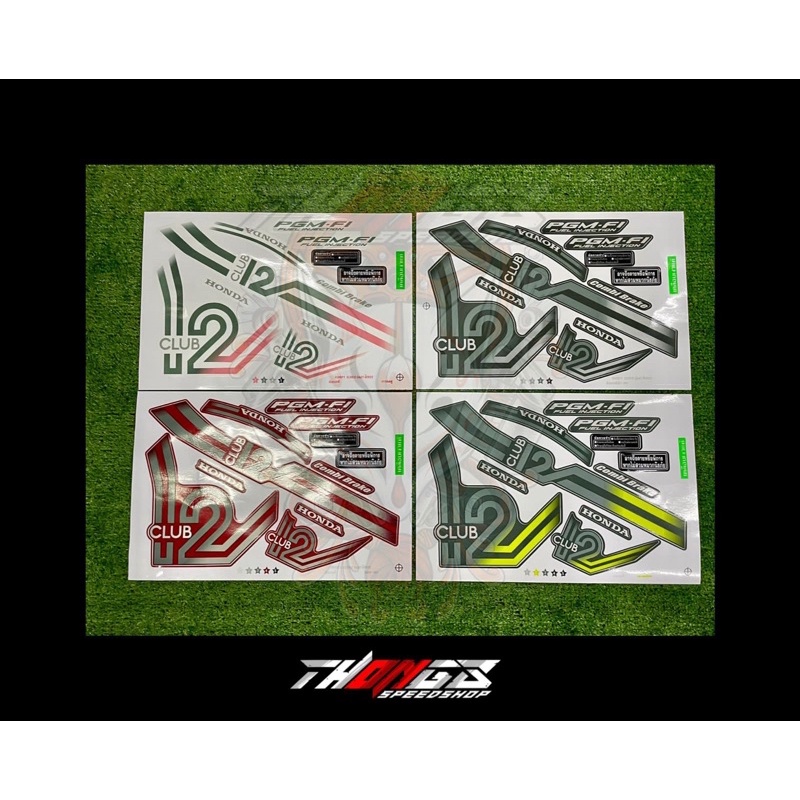 Striping Honda Scoopy club12 2019 kodak thailand