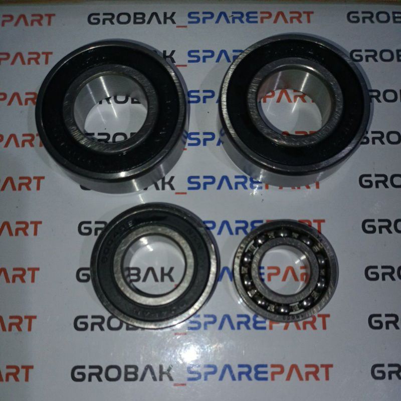 Bearing Kit Rumah Girbok Maju Mundur (Gearbox) Viar Karya tipe PANJANG/DAMPER, Import