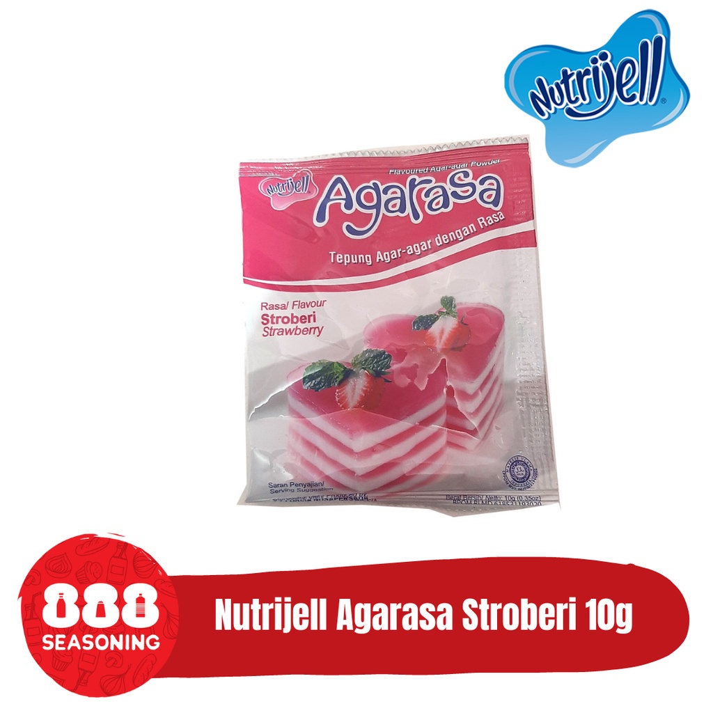 

NUTRIJELL AGARASA STRAWBERRY/ STROBERI JELLY POWDER 10g