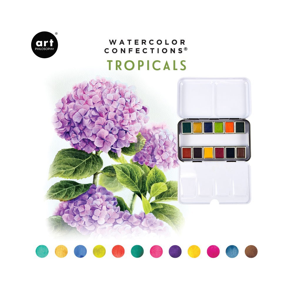 Art Philosophy - Watercolour Confections Tropical