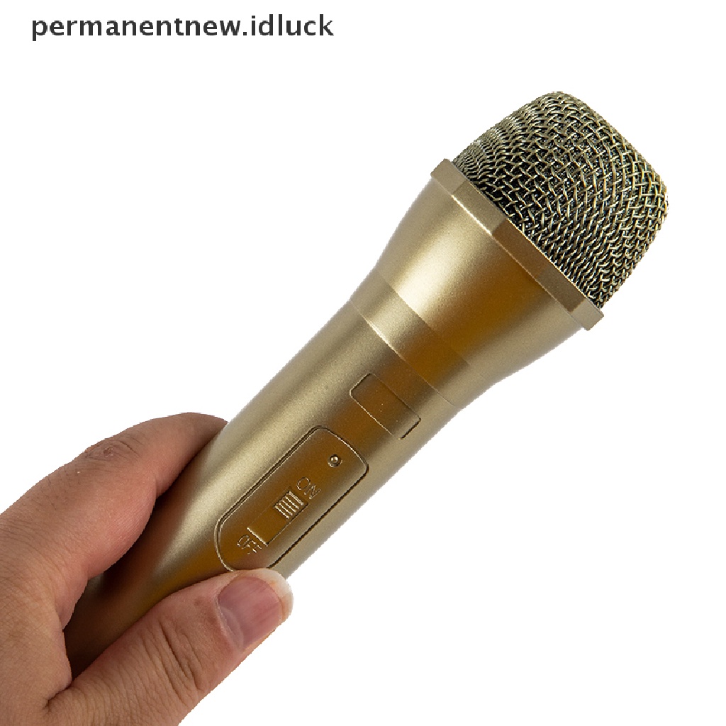 Luckypermanent Mainan Microphone Imitasi Untuk Properti Fotografi Anak