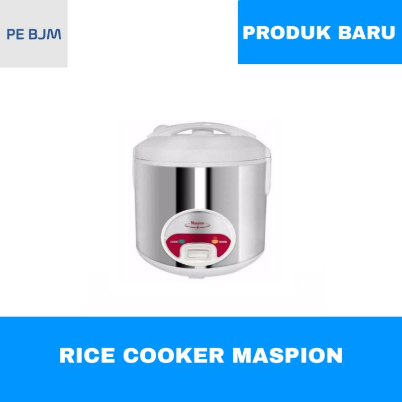 RICE COOKER MASPION PENANAK NASI 1.8 LITER MRJ-1808 STAINLESS - GARANSI RESMI