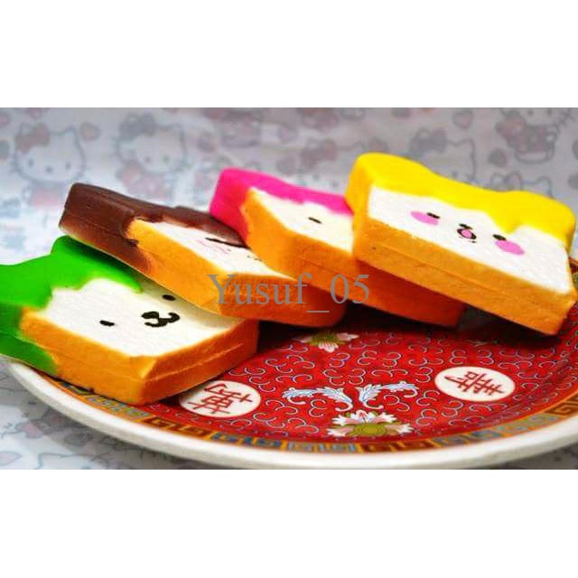 JUAL Character Toast Squishy Roti Tawar Karakter MURAH