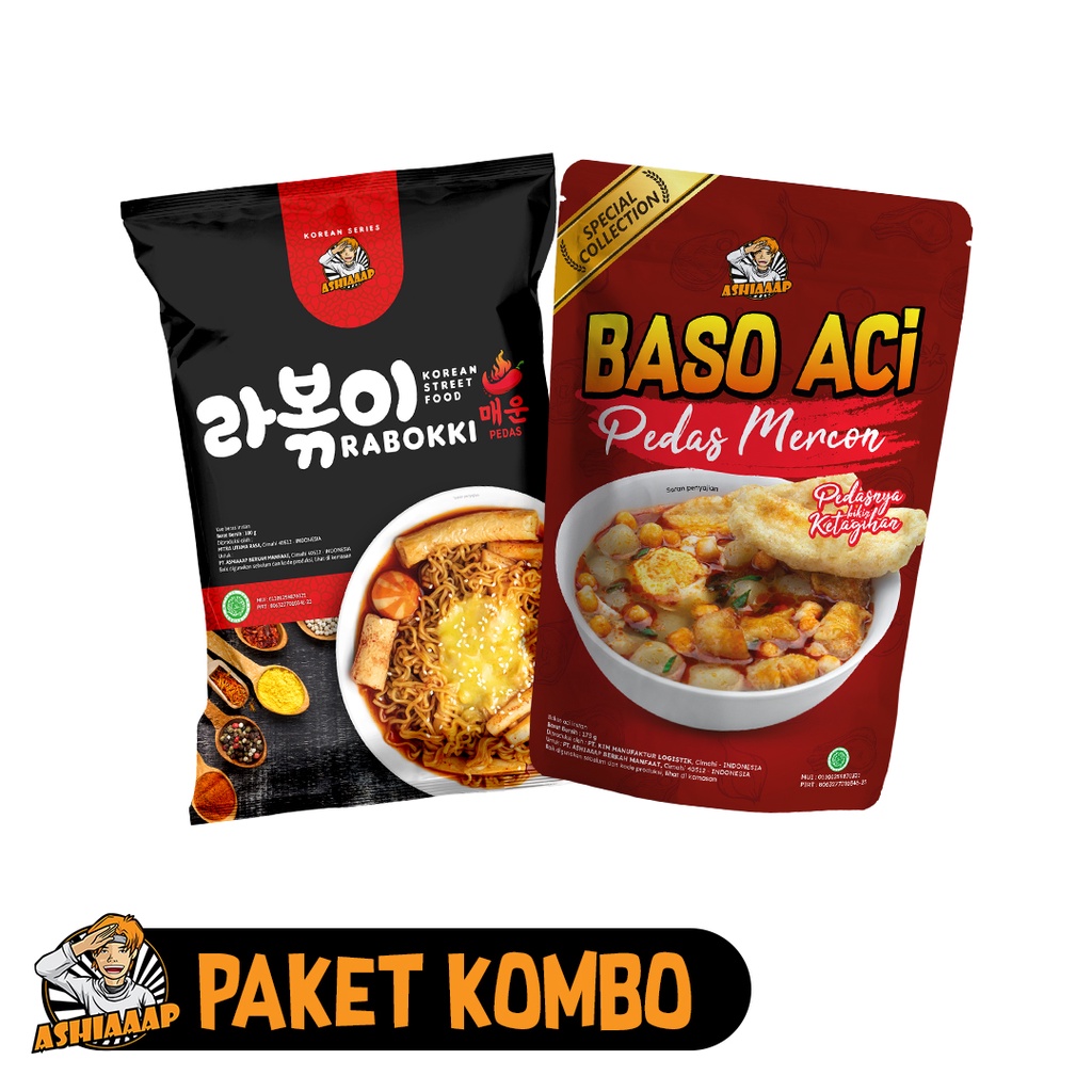 

Ashiaaap Kombo Rabokki + Baso Aci Mercon Super Hemat