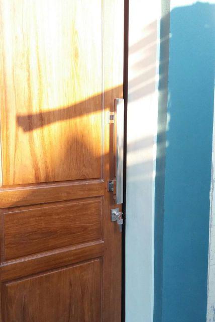 Handle Pintu Mahoni Tarikan Pintu Kotak Gagang Pintu Rumah Minimalis 45 Cm Kunci Stainles Jembatan