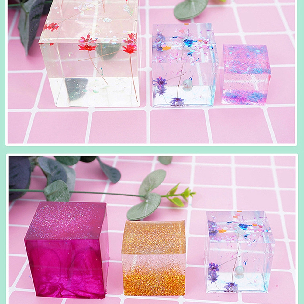 SUYOU DIY Craft Transparent UV Epoxy Crystal Pendant Resin Mold