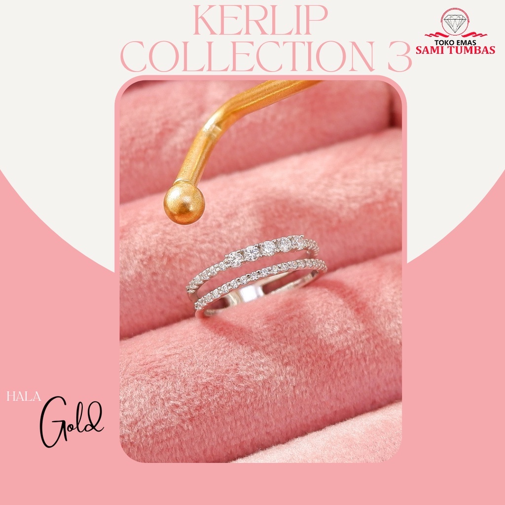 Cincin Emas Kerlip Vol 3 by Hala Gold 18K RI210490