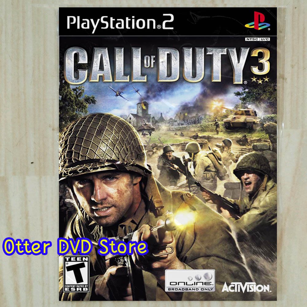 Jual Kaset Game Ps2 Ps 2 Call Of Duty 3 - Cod 3 Indonesia|Shopee Indonesia