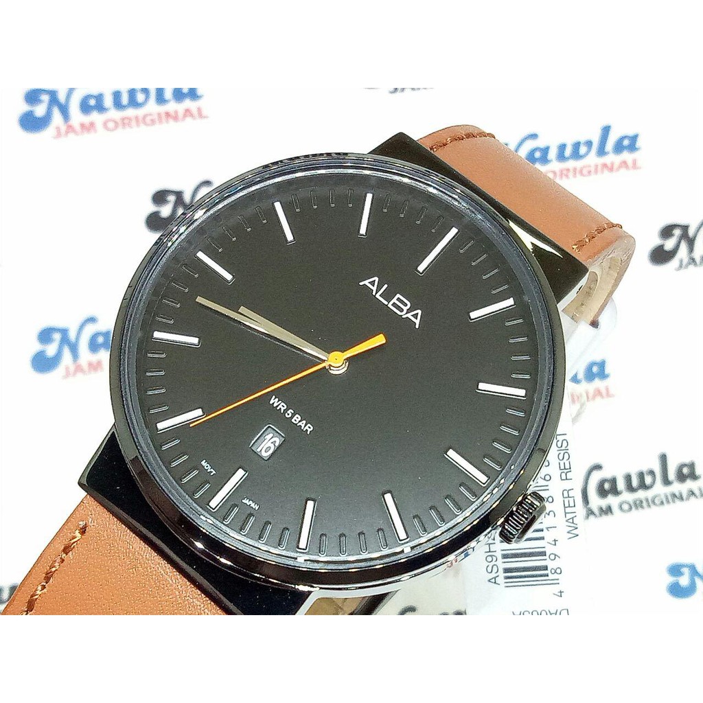 Alba Quartz AS9H23X1 Analog Black Dial - Jam Tangan Pria AS9H23